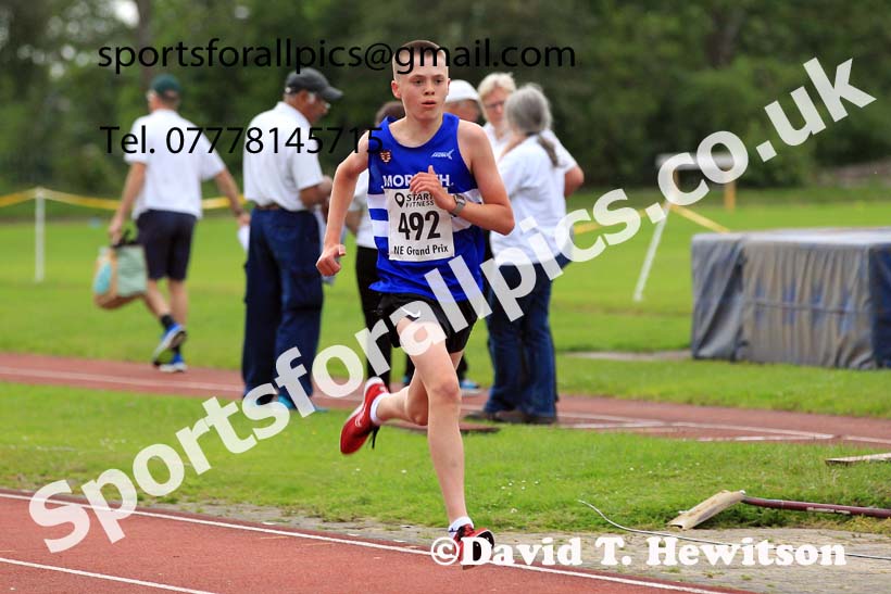 1500 metres, 2023 NEGP 5 Monkton, Wed, July 26th. Photo: David T. Hewitson/Sports for All Pics